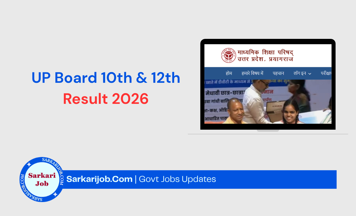 UP Board 10th & 12th Result 2026 notification details