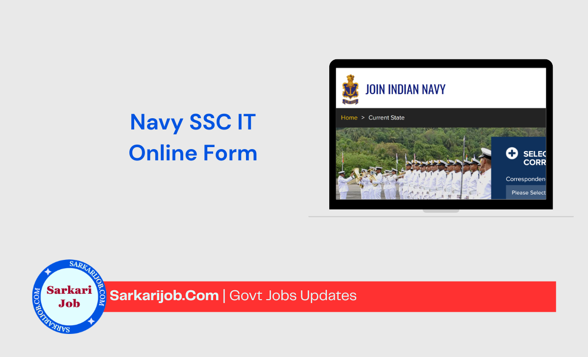 Navy SSC IT Online Form 2026 notification details
