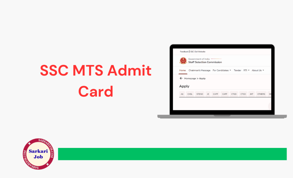 SSC Multi Tasking Staff MTS & Havaldar PET / PST Schedule 2026 notification details
