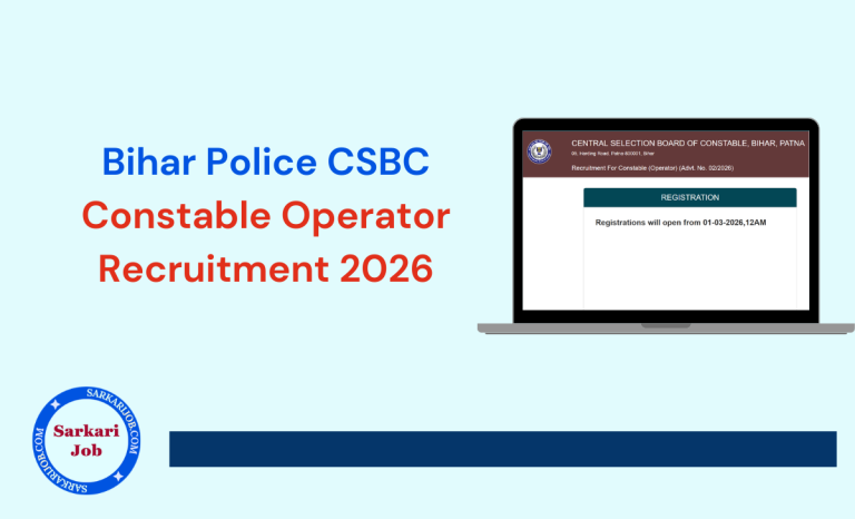 Bihar Police CSBC Constable Operator Result 2026