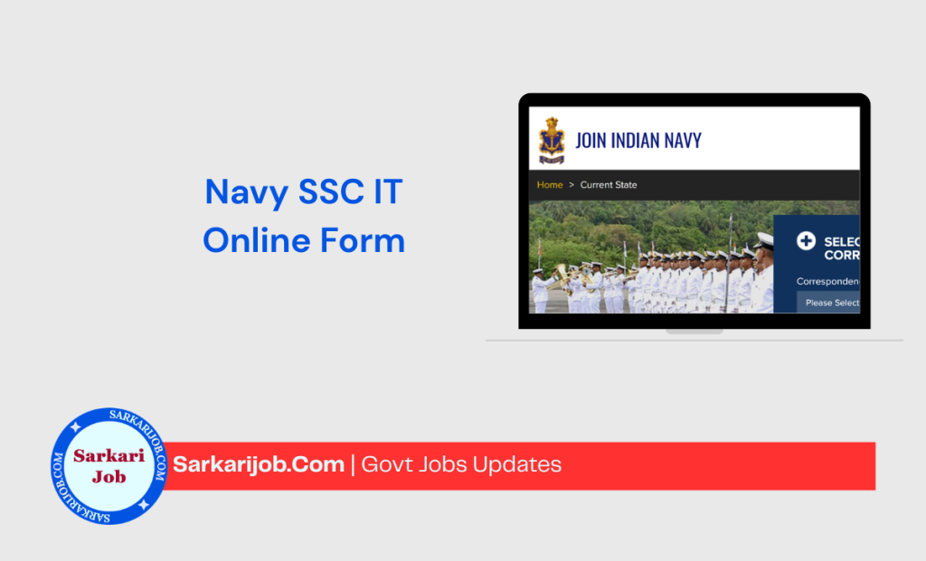 Navy SSC IT Online Form 2026 notification details