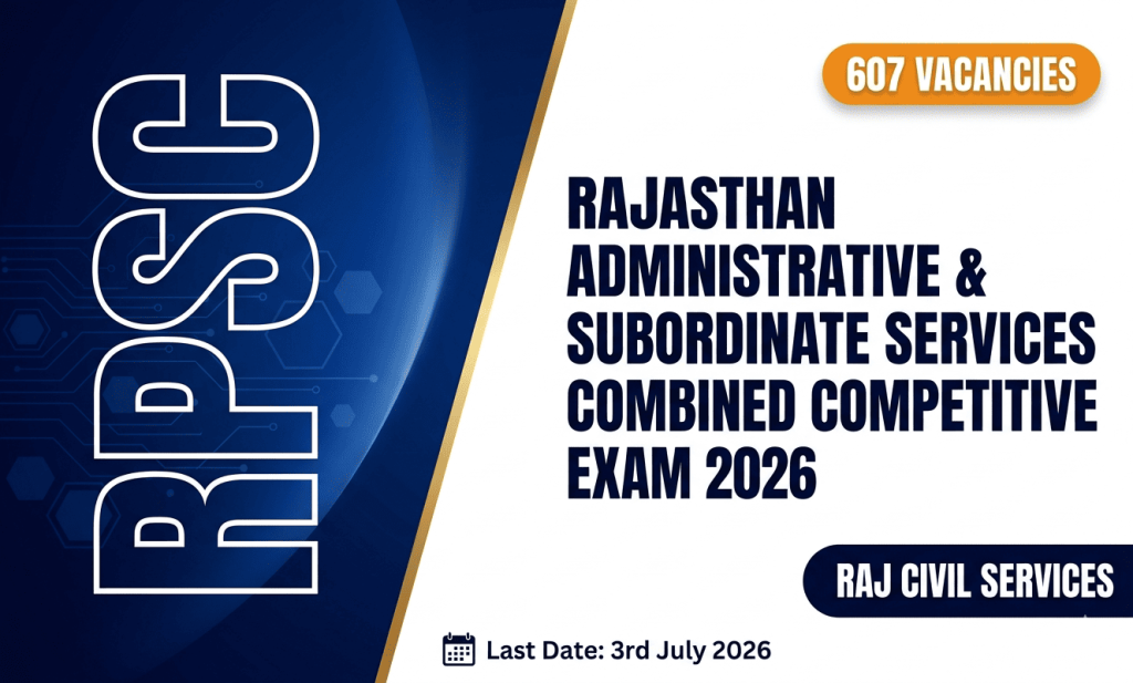 RPSC RAS Recruitment Pre Exam Date 2026 notification details