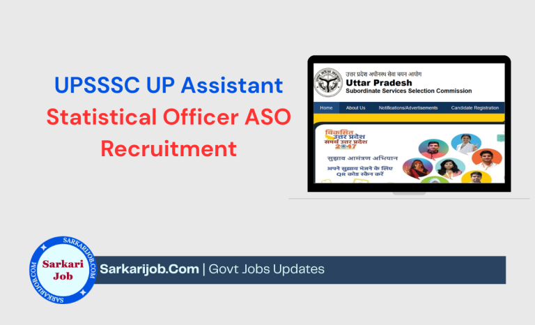 UPSSSC Assistant Statistical Officer ASO Admit Card 2026