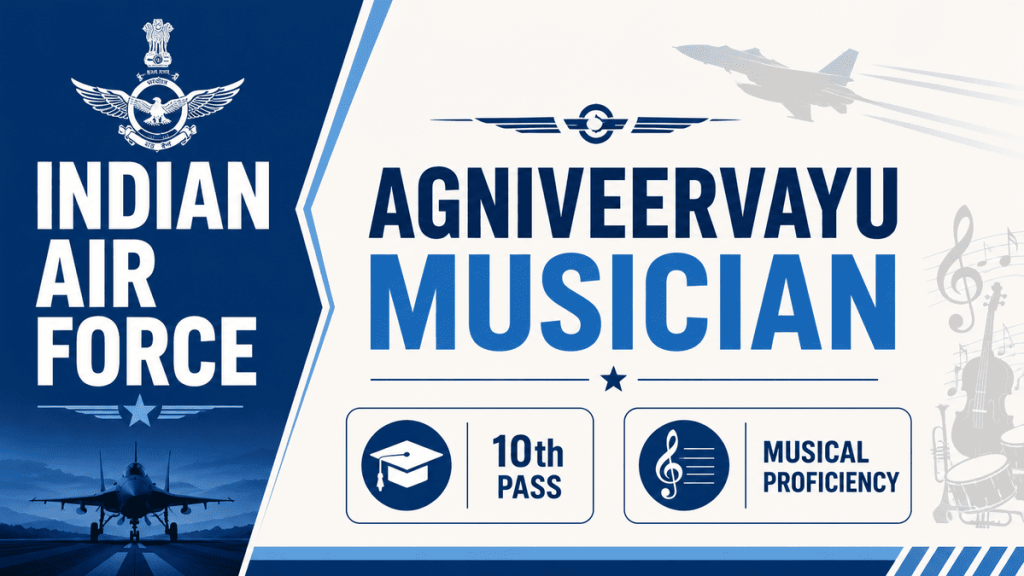 Air Force Agniveer Vayu Musician Recruitment Admit Card 2026 notification details