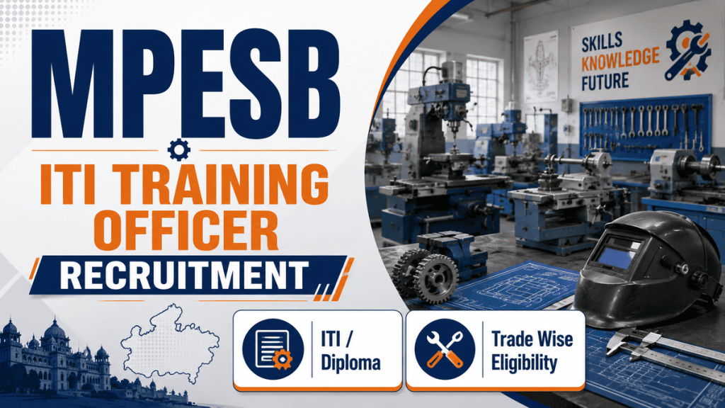 MPESB ITI Training Officer Recruitment Result 2026 notification details