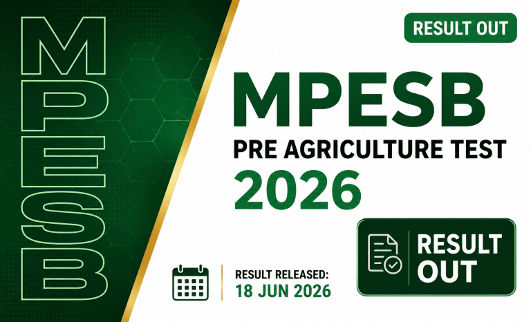 MPESB Pre Agriculture Test Result 2026