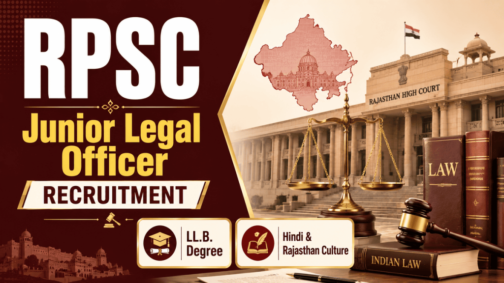 Rajasthan RPSC JLO Admit Card 2026 notification details