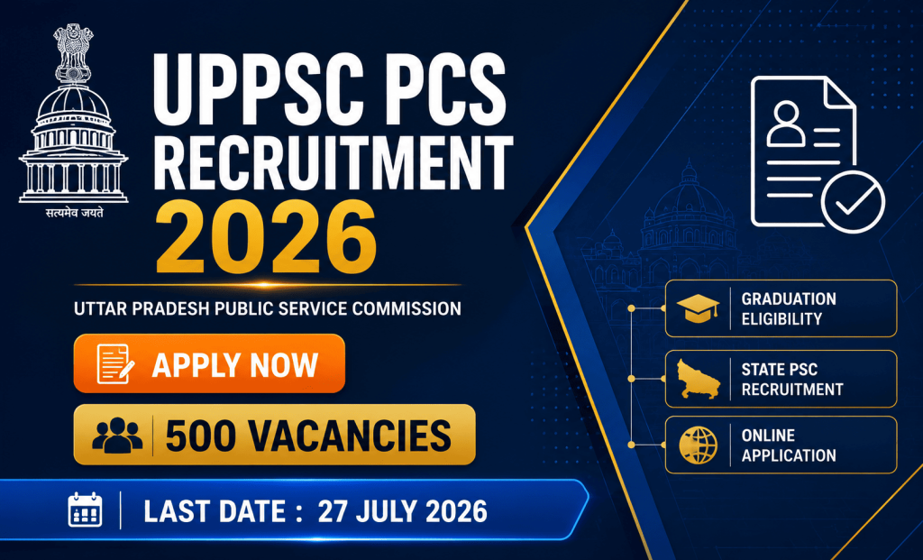 UPPSC Pre 2026 Recruitment Online Form notification details