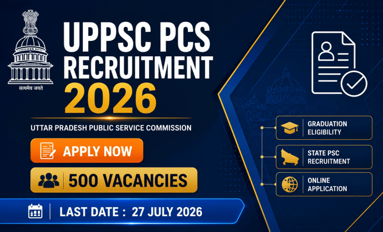 UPPSC Pre 2026 Recruitment Online Form
