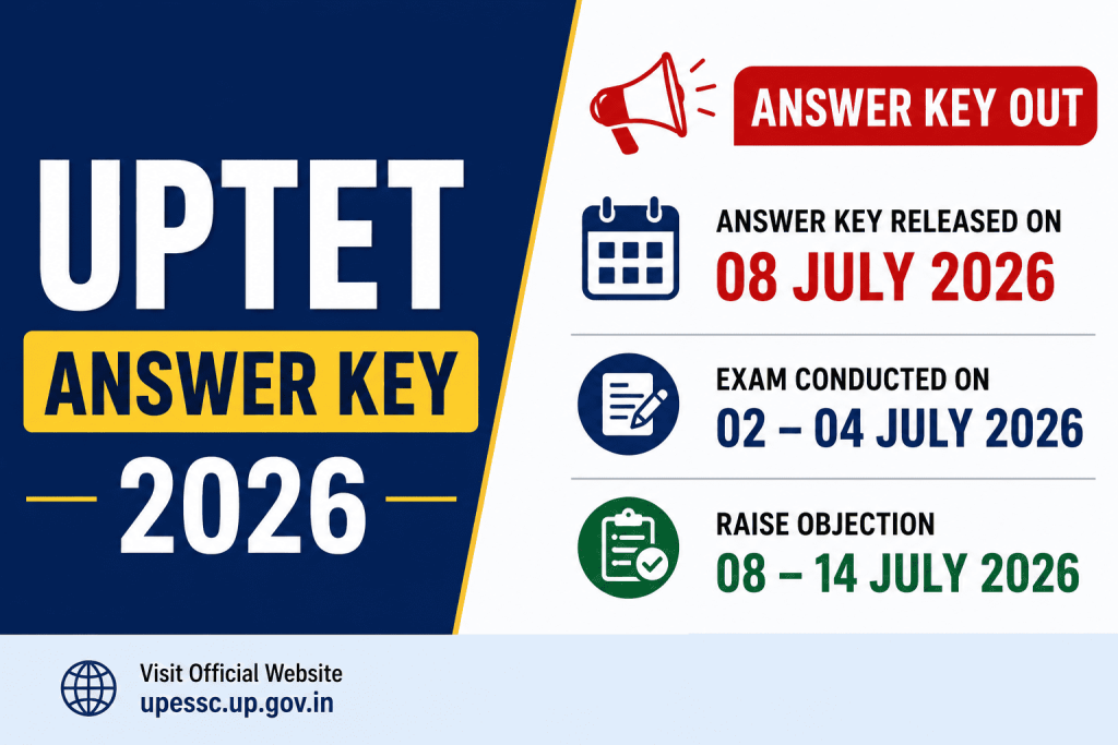 UPTET 2026 Certificate Download notification details