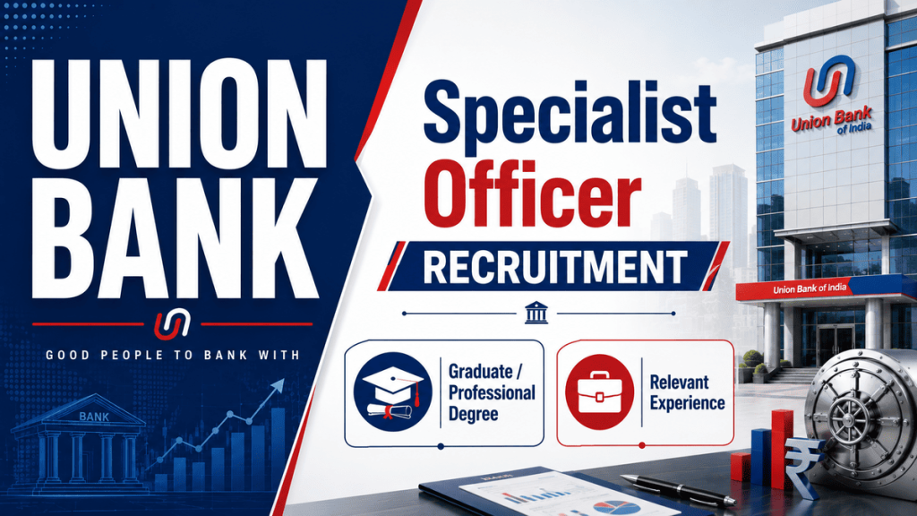 Union Bank of India UBI Specialist Officer Recruitment Admit Card 2026 notification details