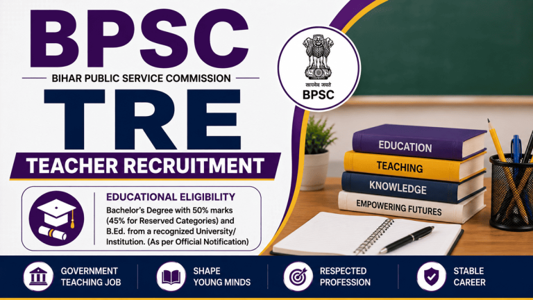 Bihar School Teacher TRE 4.0 Recruitment 2026