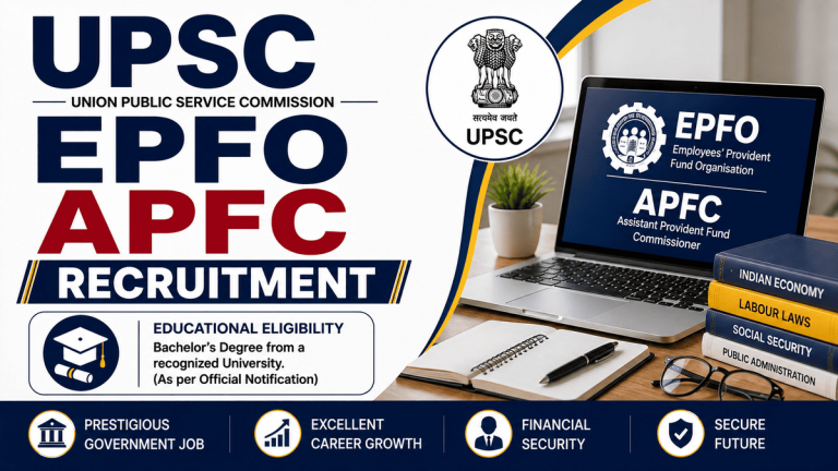 UPSC EPFO APFC Recruitment Online Form 2026