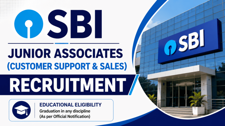 SBI Junior Associates Clerk (Customer Support & Sales) Pre Admit Card 2026