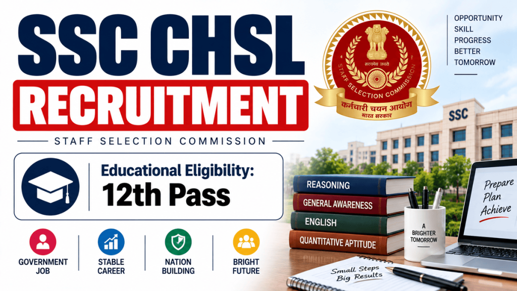 SSC CHSL Recruitment Online Form 2026 notification details