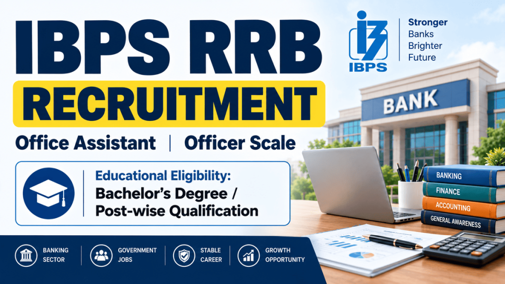 IBPS Rural Regional Bank (Gramin Bank) RRB 15th Recruitment 2026 notification details